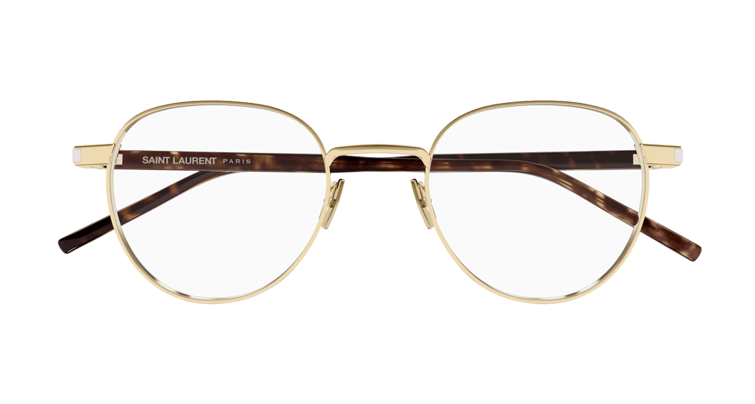Brillen saint laurent sl 781 002 dorado round unisex größe 49mm - Detailansicht