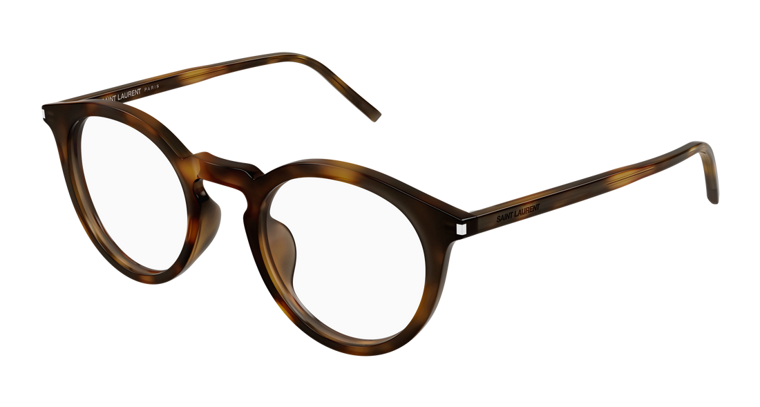 Brillen saint laurent sl 347/f 003 havana round unisex größe 48mm - Hauptansicht
