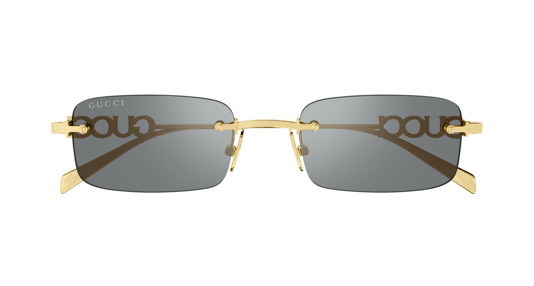 Sonnenbrillen gucci gg1808s 003 dorado square masculino größe 52mm - Detailansicht