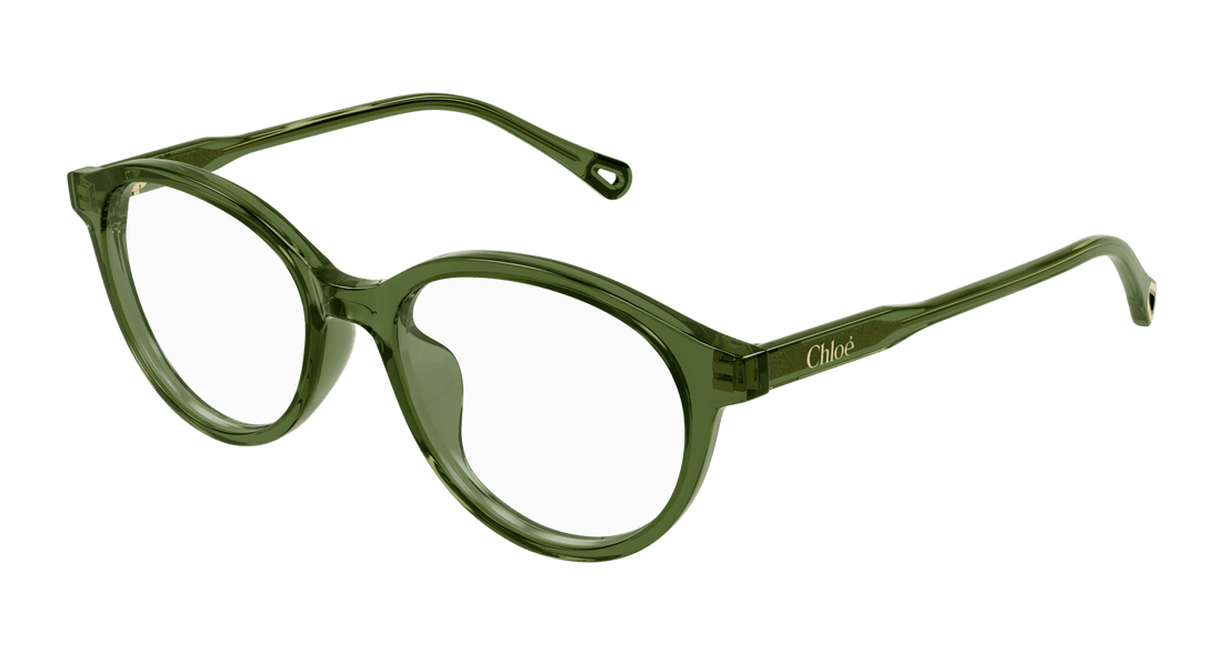 Prescription glasses chloé ch0316oa 003 verde round femenino size 52mm - Main view