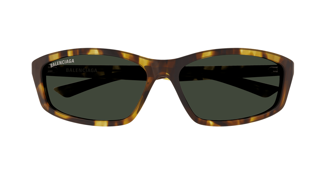 Occhiali da sole balenciaga bb0401s 003 havana square unisex taglia 60mm - Vista dettagliata