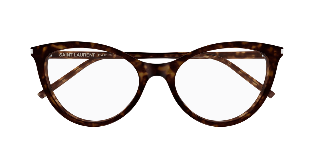 Brillen saint laurent sl 833 002 havana cat eye femenino größe 55mm - Detailansicht