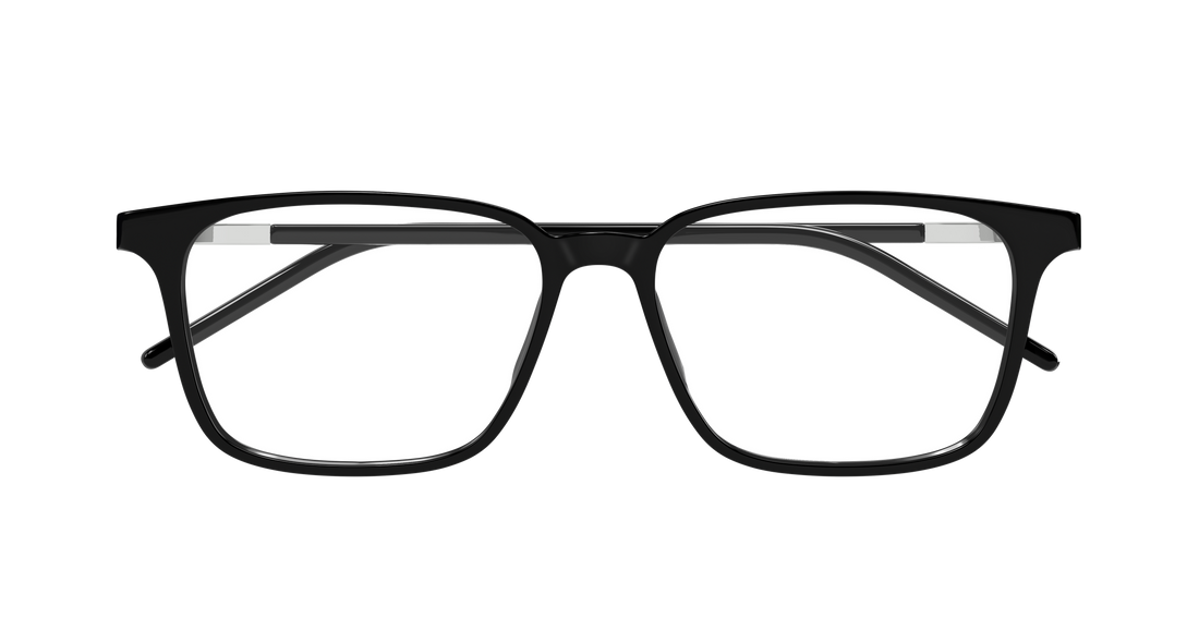 Gafas graduadas puma pu0514o 001 negro rectangular / squared masculino talla 55mm - Vista de detalle