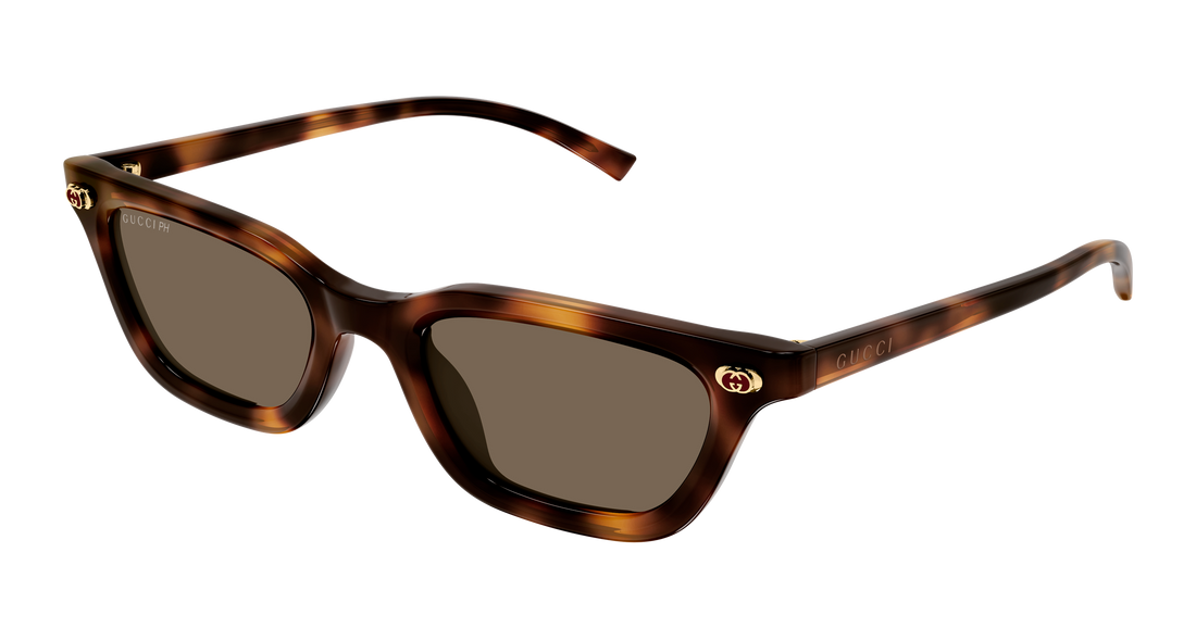 Gafas de sol gucci gg1944s 006 havana cat eye femenino talla 50mm - Vista de detalle