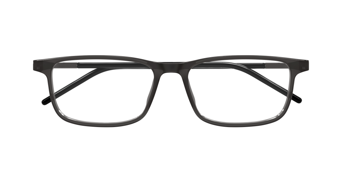 Gafas graduadas puma pu0513o 003 gris rectangular / squared masculino talla 55mm - Vista de detalle