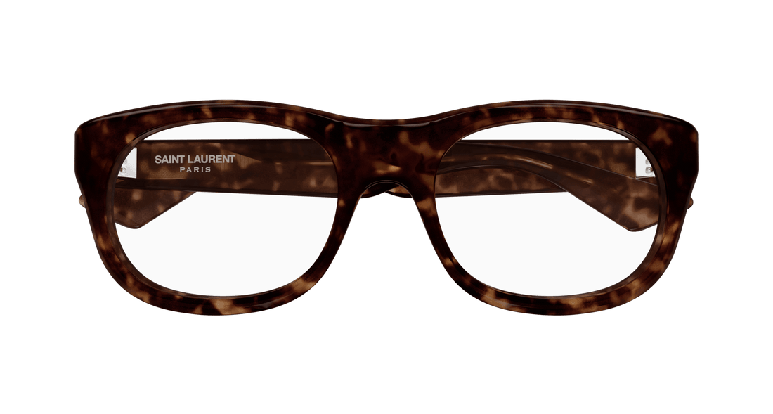 Prescription glasses saint laurent sl 815 romy opt 004 havana rectangular / squared femenino size 56mm - Detailed view