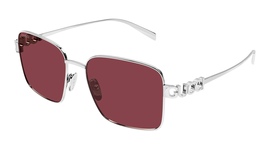 Gafas de sol gucci gg1937s 003 plateado rectangular / squared femenino talla 54mm - Vista principal
