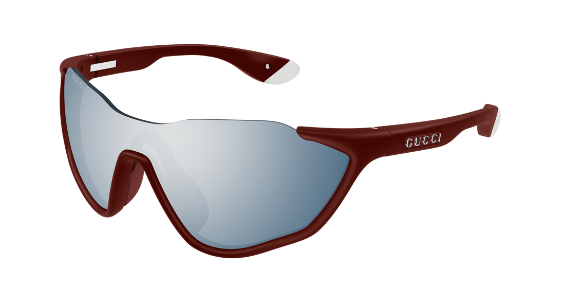 Óculos de sol gucci gg2018s 006 burdeos mask masculino tamanho 99mm - Vista principal