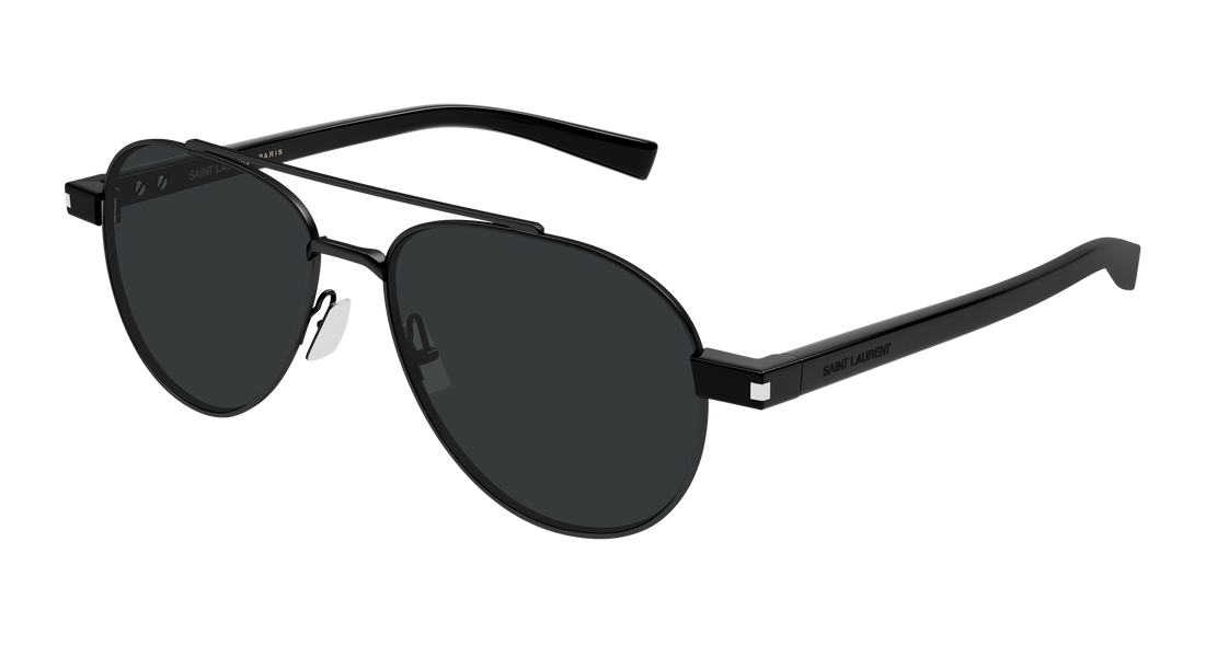 Gafas de sol saint laurent sl 843 001 negro round/oval/panthos masculino talla 54mm - Vista principal