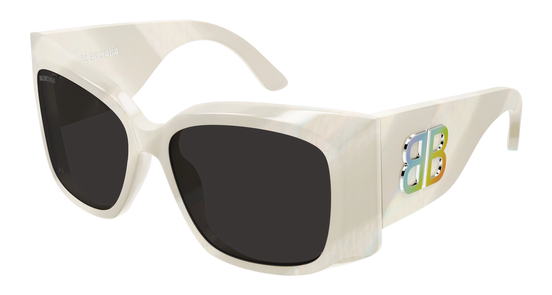 Sunglasses balenciaga bb0443s 003 beige butterfly femenino size 58mm - Main view