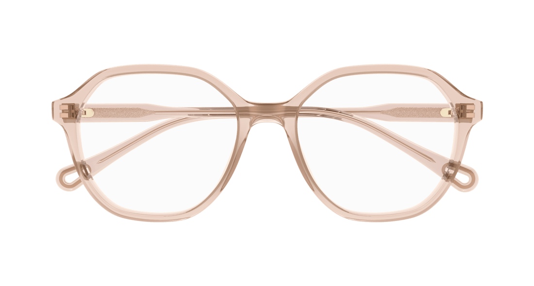 Prescription glasses chloé ch0312o 005 rosa square femenino size 53mm - Detailed view