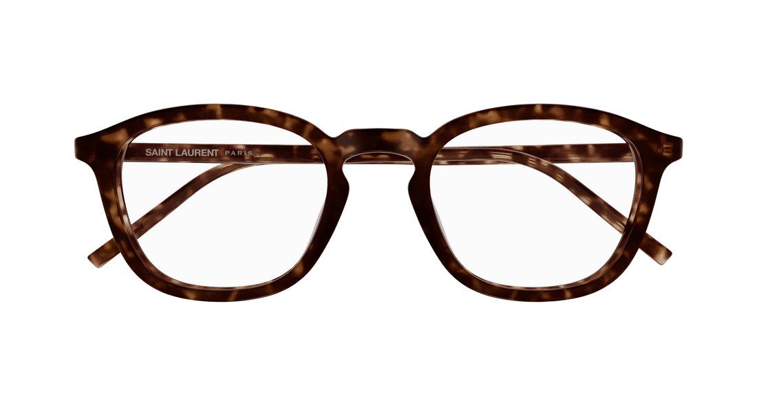 Brillen saint laurent sl 793/j 002 havana round unisex größe 49mm - Detailansicht