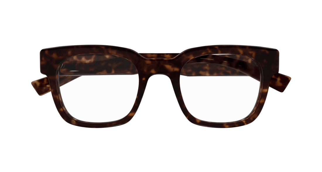 Brillen saint laurent sl 805 002 havana round unisex größe 51mm - Detailansicht