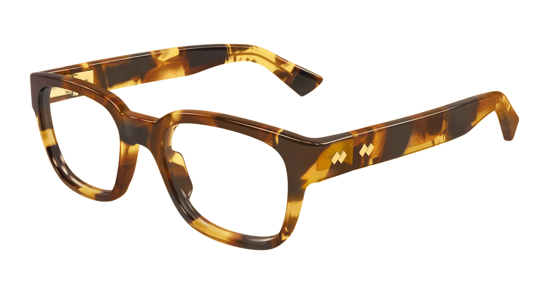 Óculos graduados bottega veneta bv1403o 002 havana rectangular / squared unisex tamanho 52mm - Vista principal