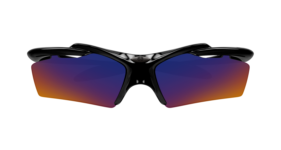 Sunglasses balenciaga bb0420s 002 negro geometric unisex size 74mm - Detailed view