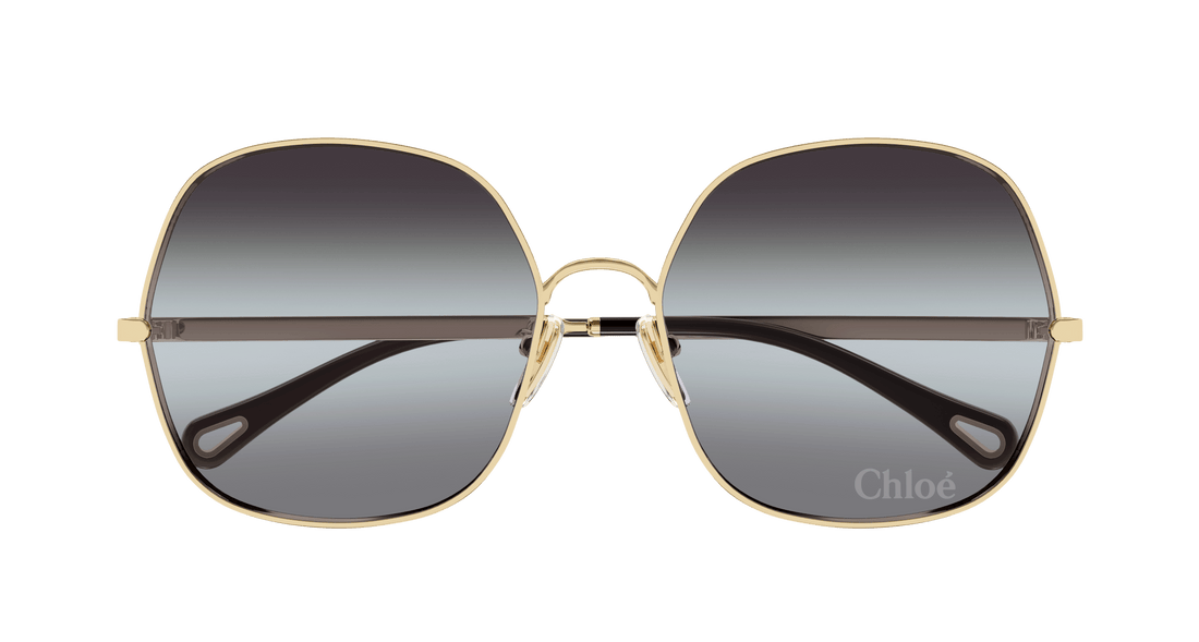Gafas de sol chloé ch0282s 001 dorado square femenino talla 60mm - Vista de detalle