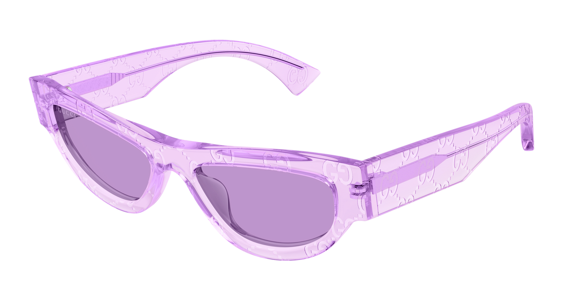 Sunglasses gucci gg1834s 015 violeta cat eye femenino size 53mm - Main view