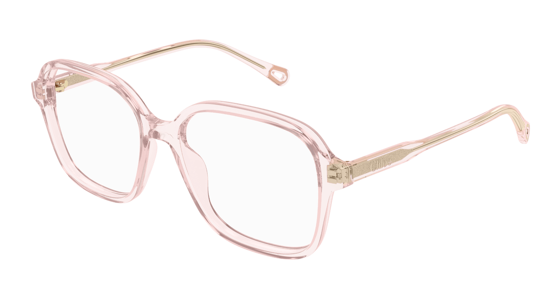 Prescription glasses chloé ch0317oa 003 rosa square femenino size 54mm - Main view