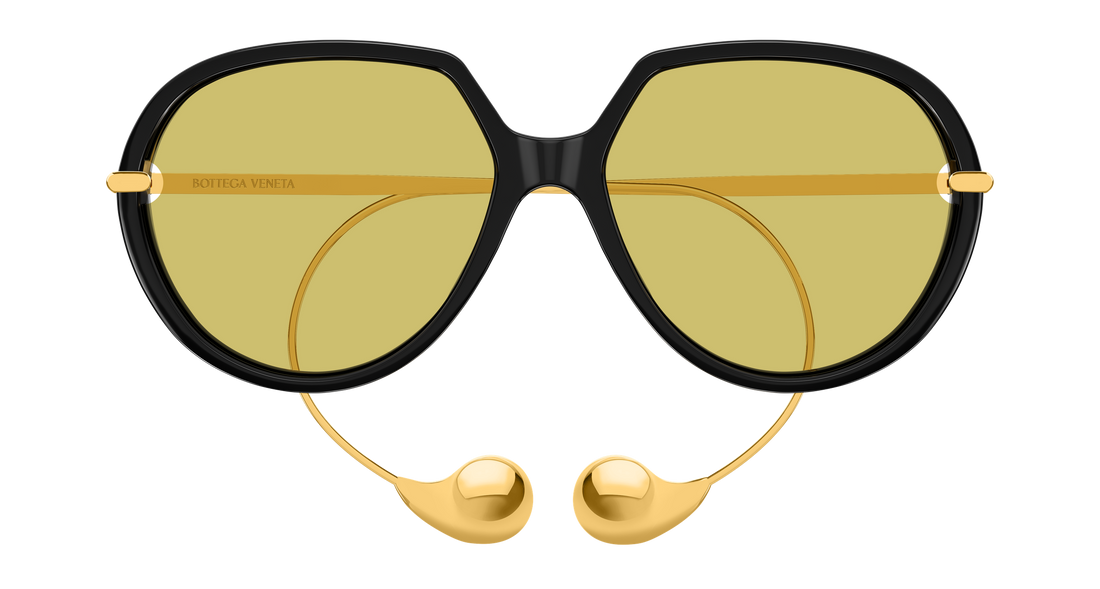 Gafas de sol bottega veneta bv1436s 001 negro unisex talla 60mm - Vista de detalle