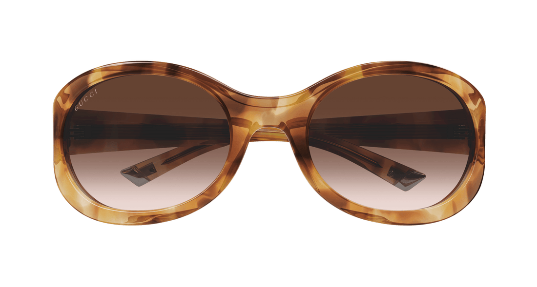 Lunettes de soleil gucci gg2012s 016 havana round femenino taille 62mm - Vue détaillée