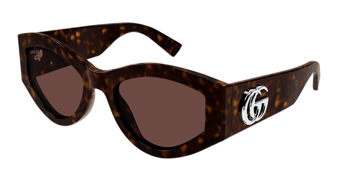 Sunglasses gucci gg1951s 002 havana geometric femenino size 53mm - Main view