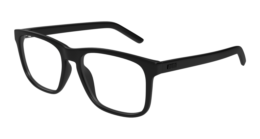 Brillen puma pu0517o 001 negro rectangular / squared masculino maat 55mm - Hoofdaanzicht