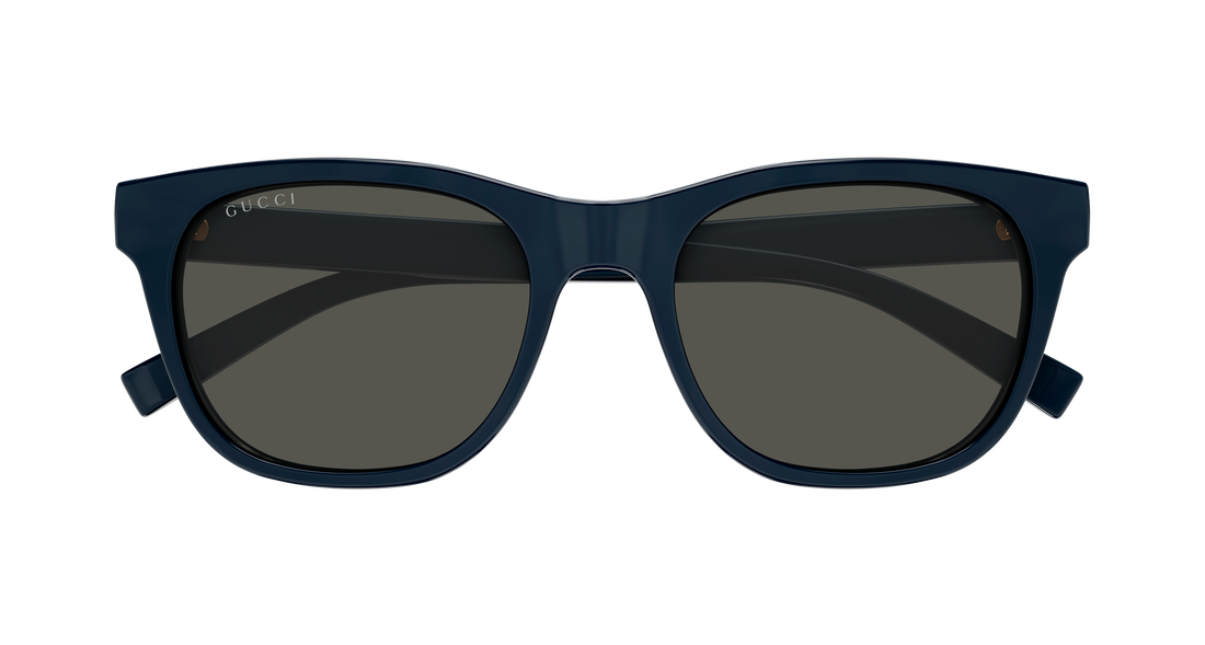 Óculos de sol gucci gg1985s 005 azul round/oval/panthos masculino tamanho 54mm - Vista de detalhe
