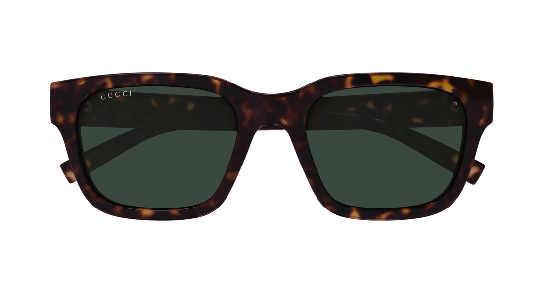 Lunettes de soleil gucci gg1857s 002 havana square masculino taille 55mm - Vue détaillée
