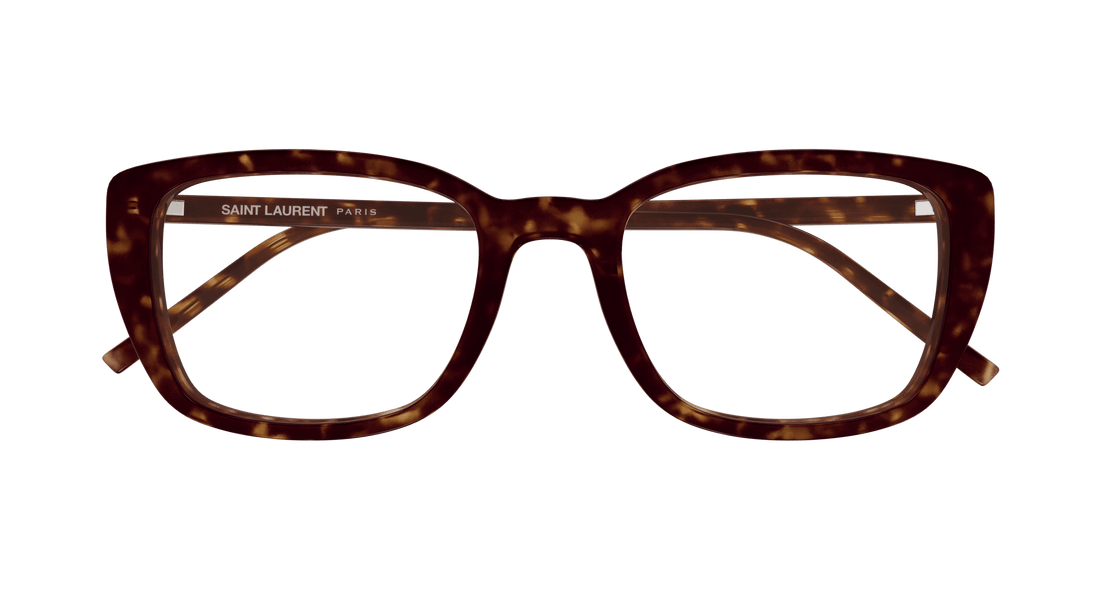Brillen saint laurent sl 776 006 havana square femenino größe 53mm - Detailansicht