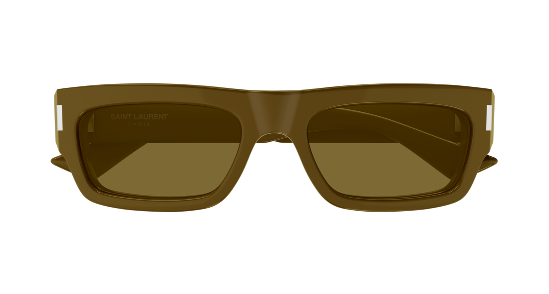 Óculos de sol saint laurent sl 837 003 marron rectangular / squared masculino tamanho 54mm - Vista de detalhe
