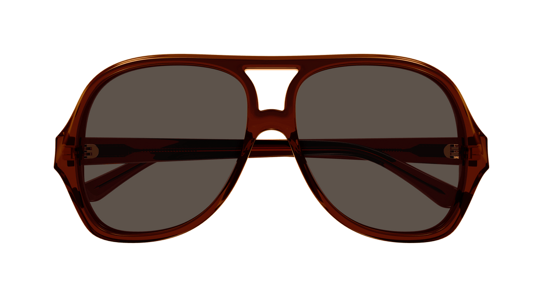 Lunettes de soleil chloé ch0289s 002 marron pilot femenino taille 58mm - Vue détaillée