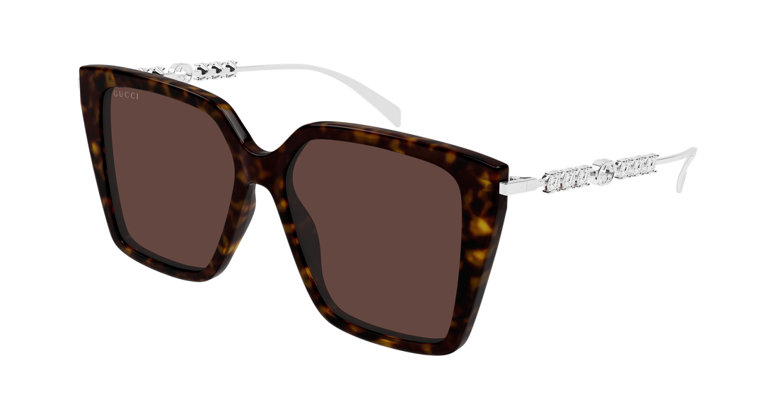 Sonnenbrillen gucci gg1967s 003 havana butterfly femenino größe 54mm - Hauptansicht