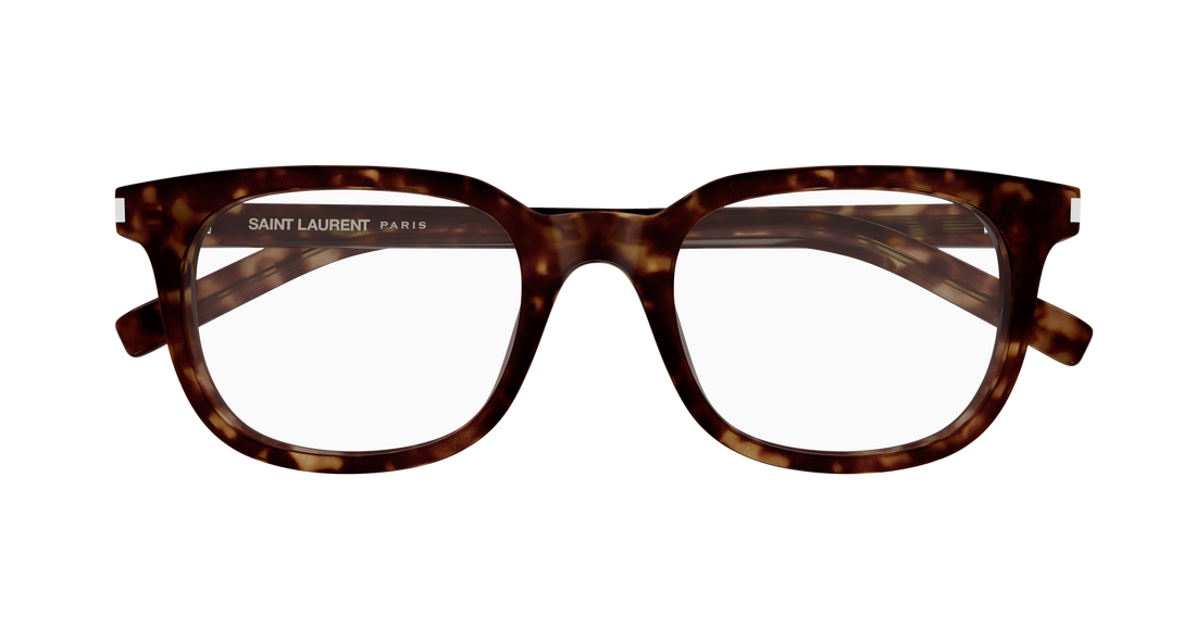 Brillen saint laurent sl 840 002 havana round/oval/panthos unisex größe 51mm - Detailansicht