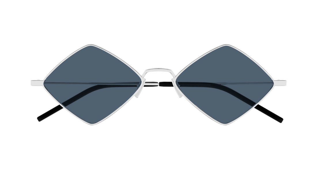 Óculos de sol saint laurent sl 302 lisa 012 plateado geometric unisex tamanho 55mm - Vista de detalhe