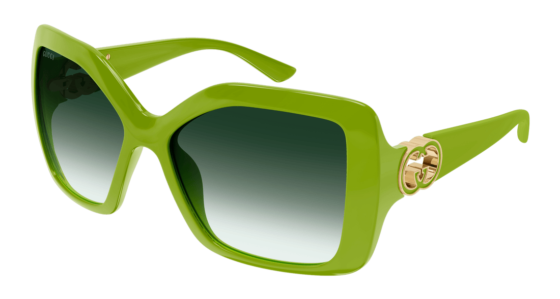 Sunglasses gucci gg2015s 004 verde rectangular / squared femenino size 59mm - Main view