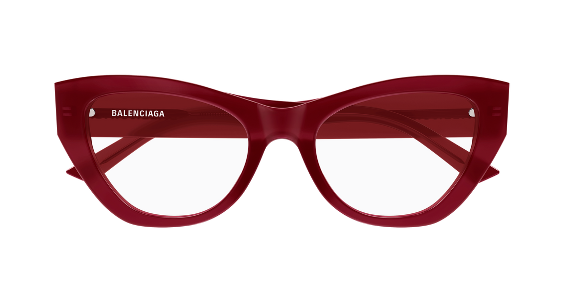 Prescription glasses balenciaga bb0449o 010 burdeos cat eye femenino size 55mm - Detailed view