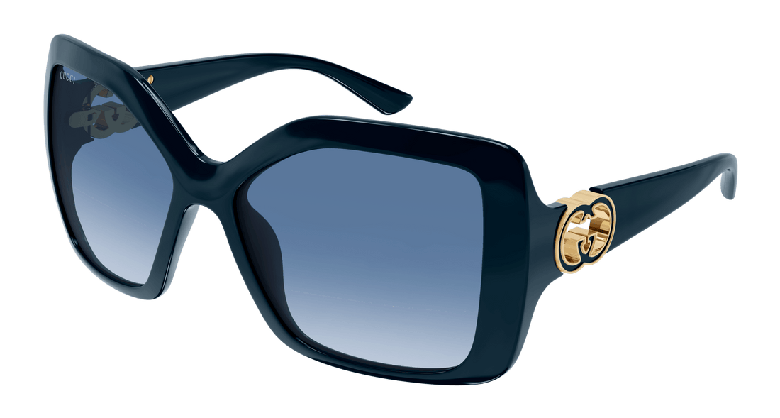 Sunglasses gucci gg2015s 007 azul rectangular / squared femenino size 59mm - Main view