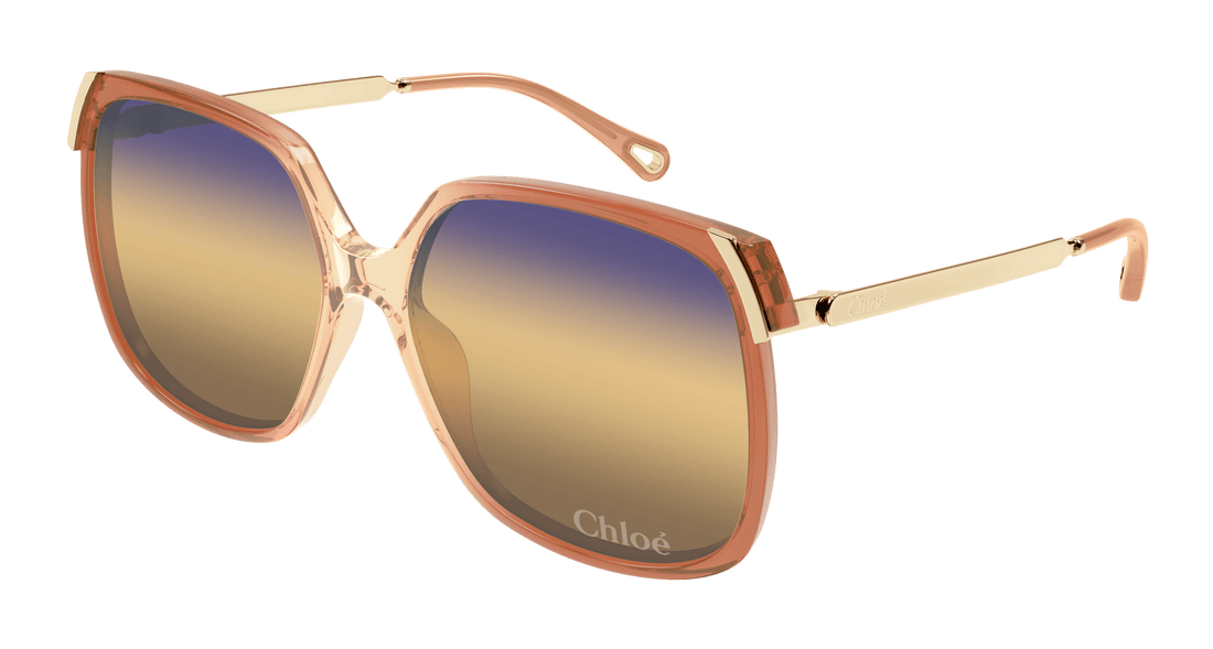 Lunettes de soleil chloé ch0286s 007 naranja square femenino taille 60mm - Vue principale