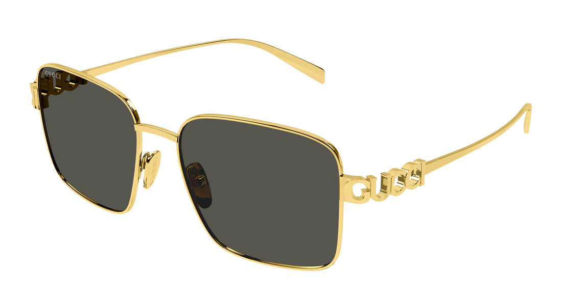 Gafas de sol gucci gg1937s 001 dorado rectangular / squared femenino talla 54mm - Vista principal