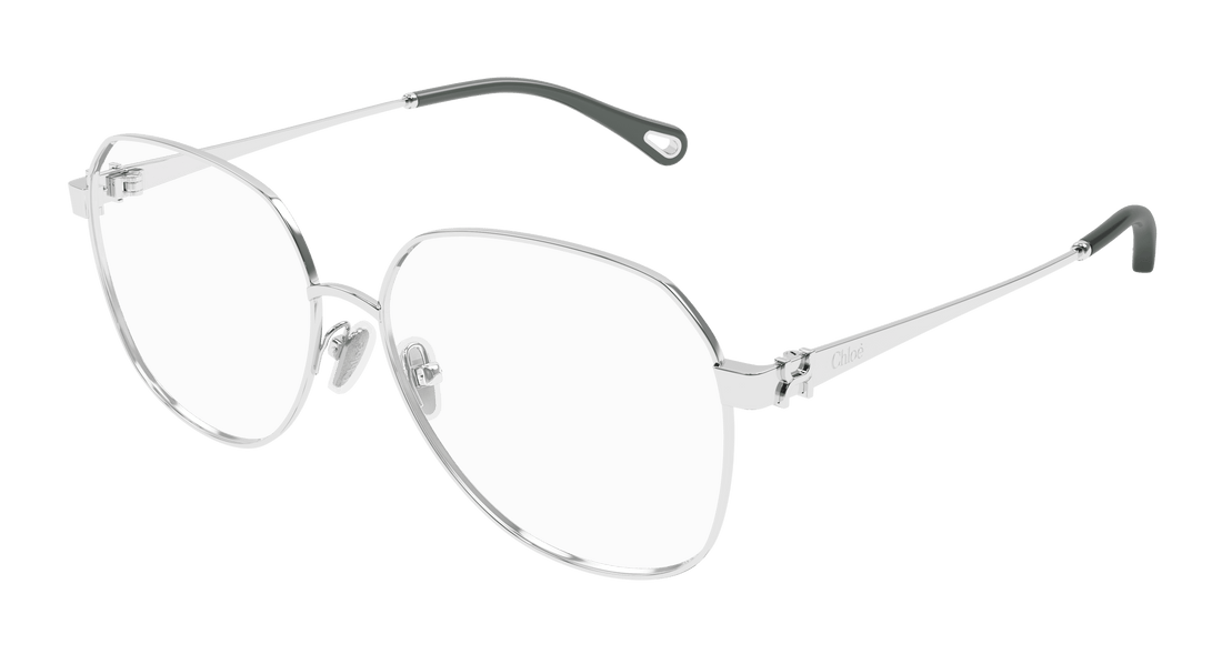 Prescription glasses chloé ch0307o 002 plateado round femenino size 58mm - Main view