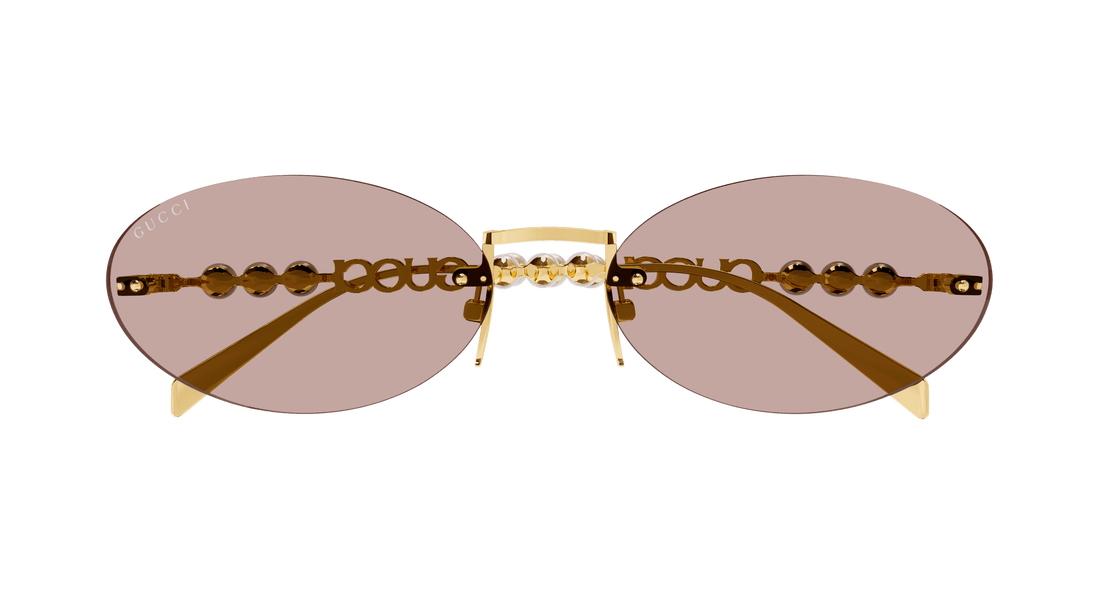 Gafas de sol gucci gg1922s 004 dorado round femenino talla 62mm - Vista de detalle