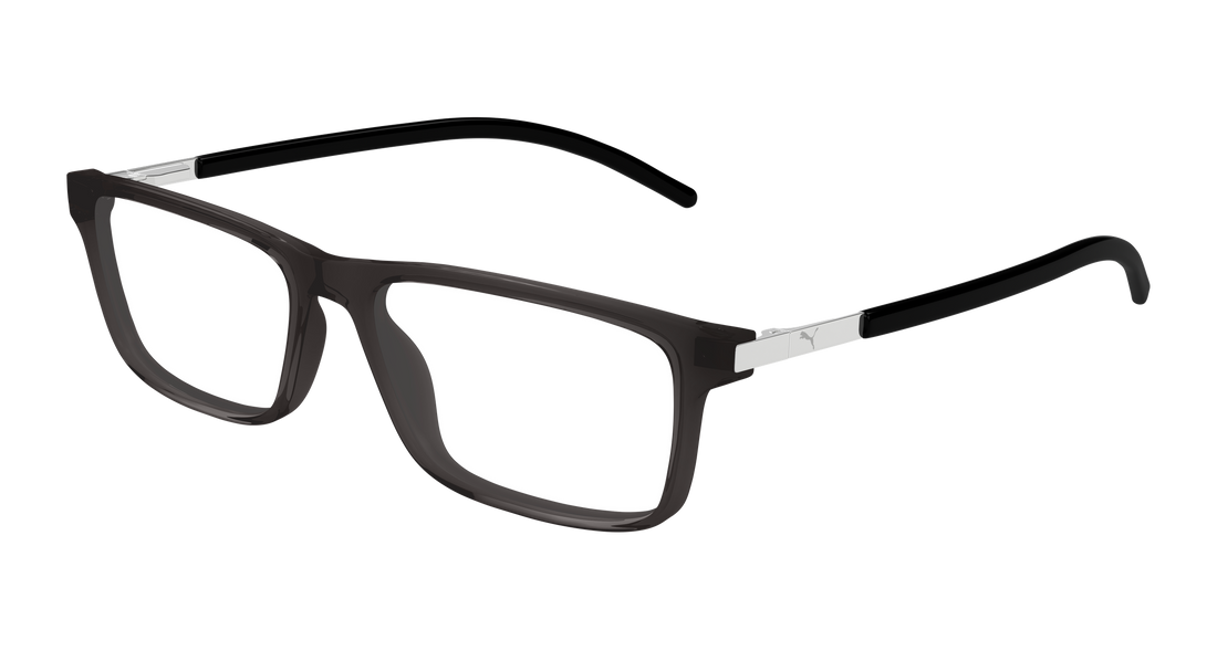 Brillen puma pu0510o 002 gris rectangular / squared masculino maat 56mm - Hoofdaanzicht