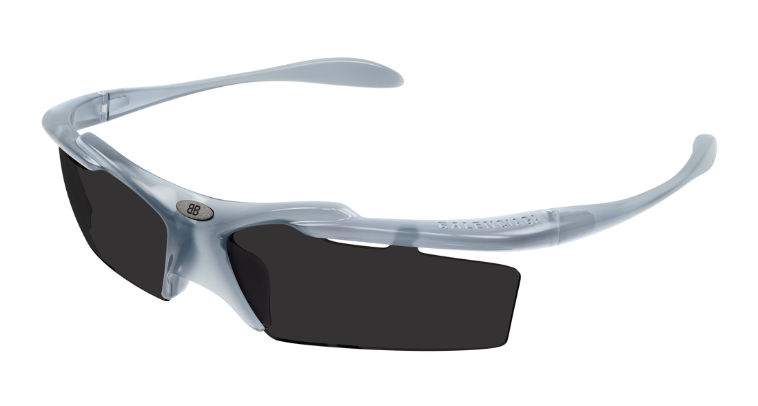 Sunglasses balenciaga bb0420s 005 gris geometric unisex size 74mm - Main view