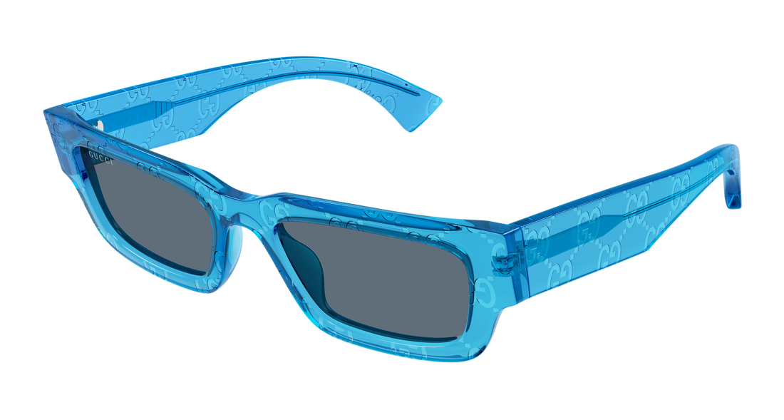 Sunglasses gucci gg1838s 010 azul rectangular / squared masculino size 52mm - Main view