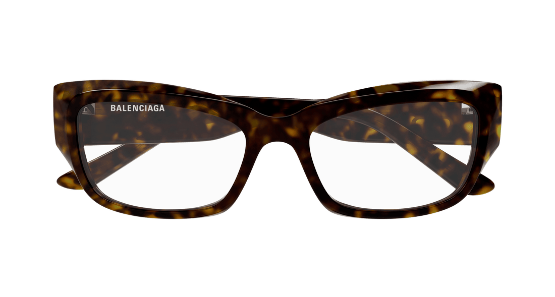 Occhiali da vista balenciaga bb0399o 002 havana square femenino taglia 55mm - Vista dettagliata
