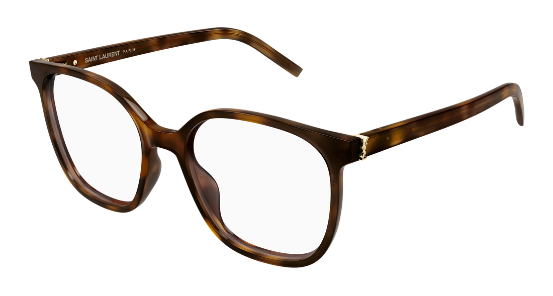 Brillen saint laurent sl m155 003 havana cat eye femenino größe 55mm - Hauptansicht