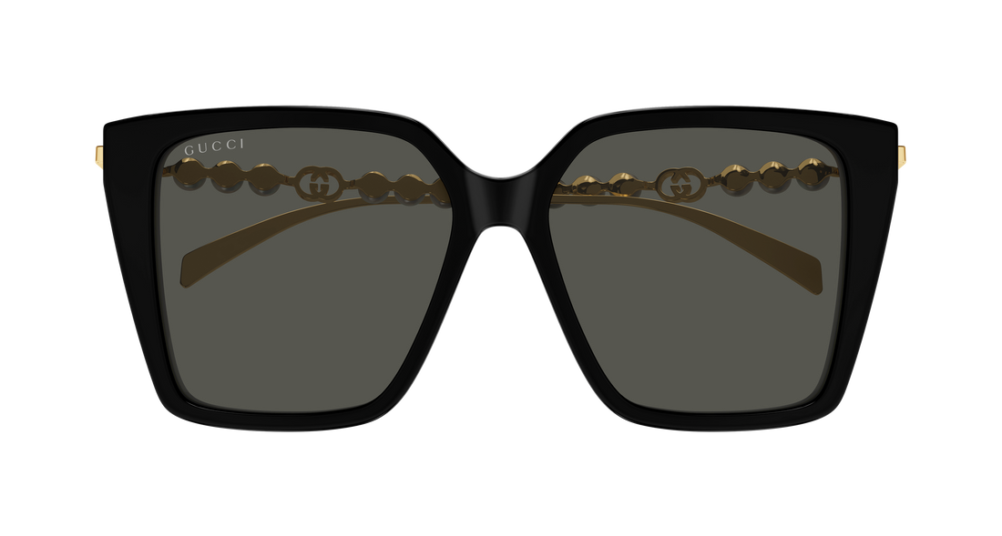 Sunglasses gucci gg1967s 001 negro butterfly femenino size 54mm - Detailed view