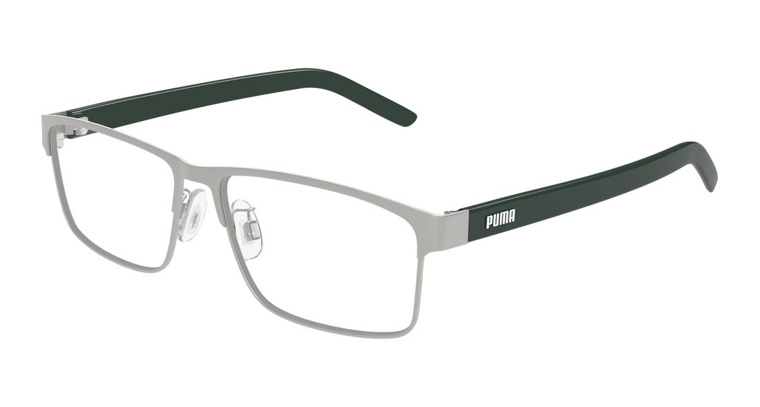 Gafas graduadas puma pu0504oa 004 plateado rectangular / squared unisex talla 57mm - Vista principal