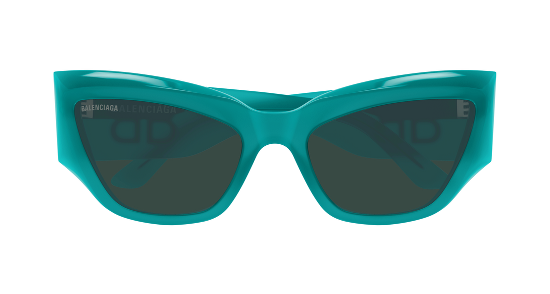 Sunglasses balenciaga bb0444s 005 verde cat eye femenino size 60mm - Detailed view