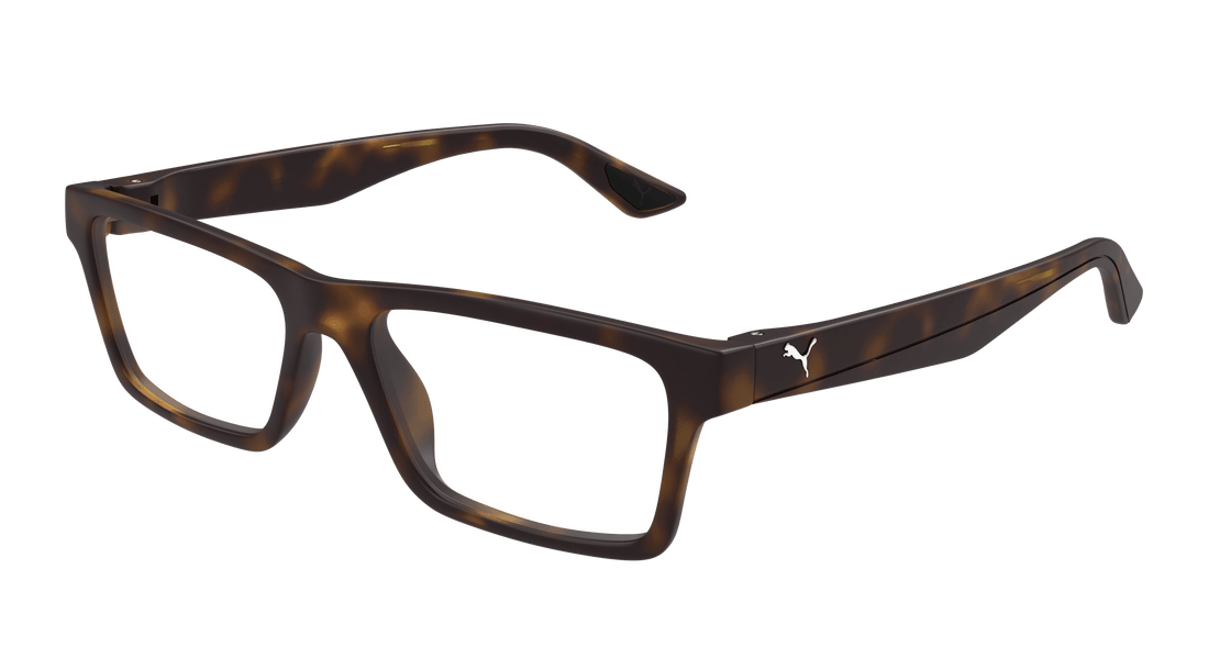 Occhiali da vista puma pu0487o 002 havana square masculino taglia 56mm - Vista principale